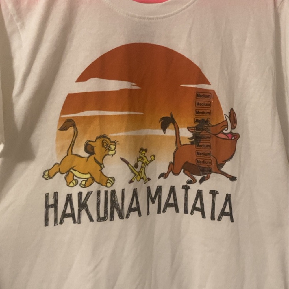 Disney Kids Hakuna Matata White T-Shirt